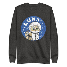 Load image into Gallery viewer, Luna Astronaut Unisex Premium Sweatshirt