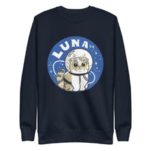 Load image into Gallery viewer, Luna Astronaut Unisex Premium Sweatshirt