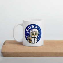 Load image into Gallery viewer, Luna Astronaut White glossy mug