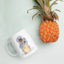 Load image into Gallery viewer, Nala Astronaut White glossy mug