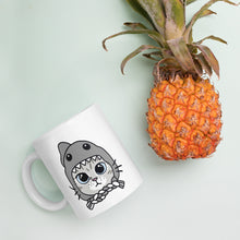 Load image into Gallery viewer, Nala Shark White glossy mug