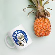 Load image into Gallery viewer, Luna Astronaut White glossy mug