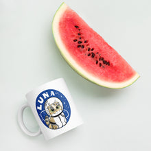 Load image into Gallery viewer, Luna Astronaut White glossy mug