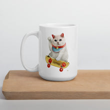 Load image into Gallery viewer, Coffee SkateBoard White glossy mug
