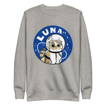 Load image into Gallery viewer, Luna Astronaut Unisex Premium Sweatshirt