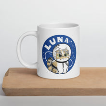Load image into Gallery viewer, Luna Astronaut White glossy mug